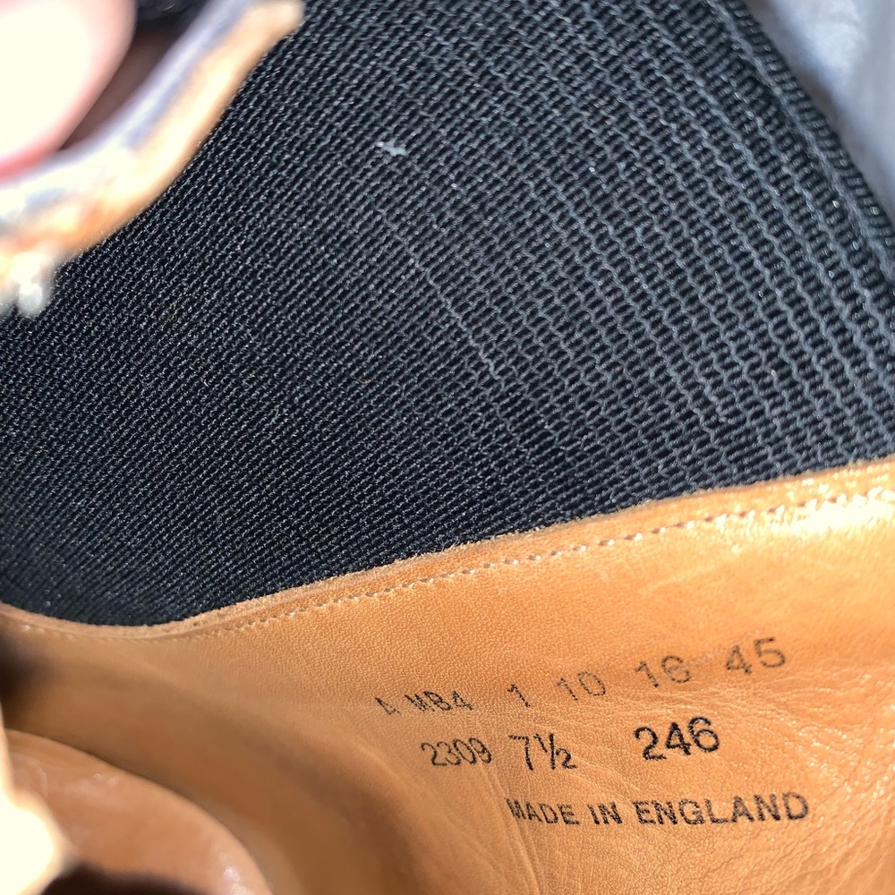 BOWEN LEATHER Men’s Chelsea Boots MADE IN ENGLAND - Picture 6 of 9
